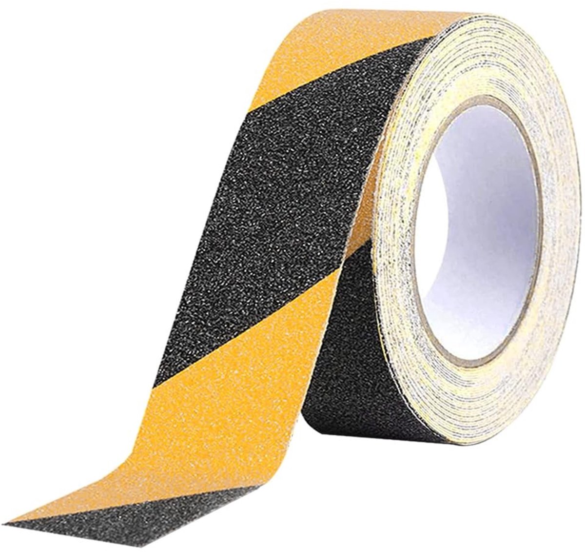 Cosensi- Antislip Tape 10 m X 5 cm - Zelfklevende Veiligheidstape - PVC/Acryl Materiaal - Waterdicht - Voor Binnen/Buiten - Zwart/Geel