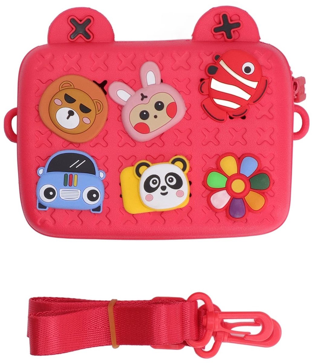 NTH products- Camera Tas Cartoon - Schoudertas voor Kinderen - Harde Camera Tas - 182x140x72mm - EVA/PVC - Geschikt voor 37 maanden en ouder - Kindertas