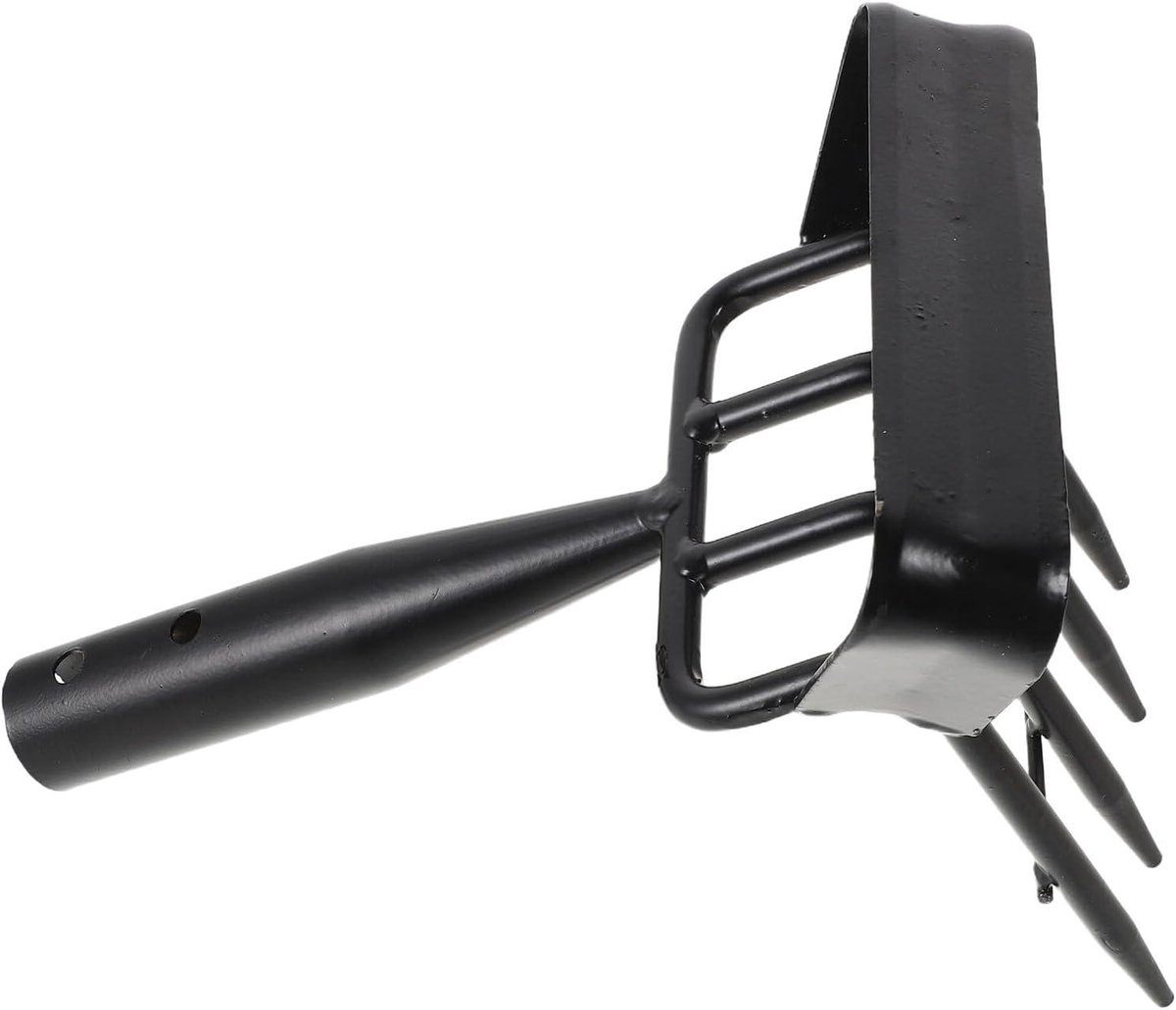 Tuinhark zonder steel - Onkruidverwijderaar schoffel - Grond bewerken - Duurzaam mangaanstaal - 12.5 cm breed - Staalkleur