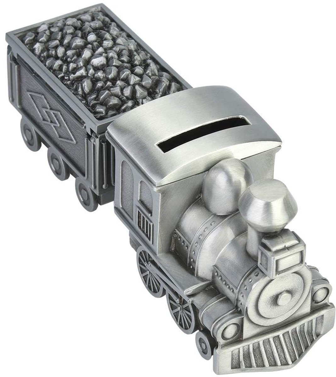 JHUBERS- Spaarpot Metalen Retro Trein - Spaarvarken - Spaarpot Kind - Bureaubladdecoratie - Financieel Bewustzijn - Sterk en Stevig - Spaarbank