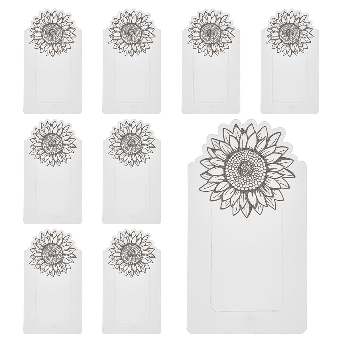 JHUBERS- Bladwijzers 30 Stuks - Papier - Bloem Design - Pagina Markers - Notitieboek - Duurzaam Materiaal