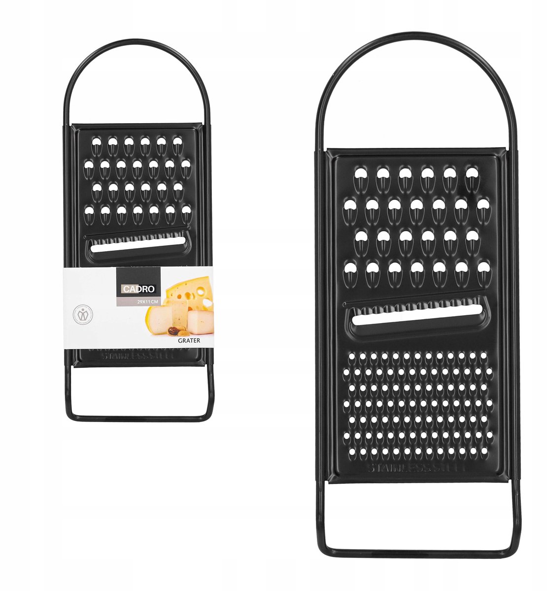 RVS Keukentrekker 3-in-1 Zwart - 29x11 cm