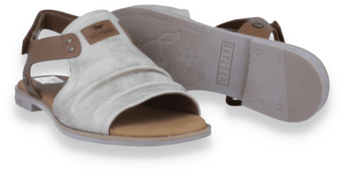 Mustang damessandaal beige/bruin