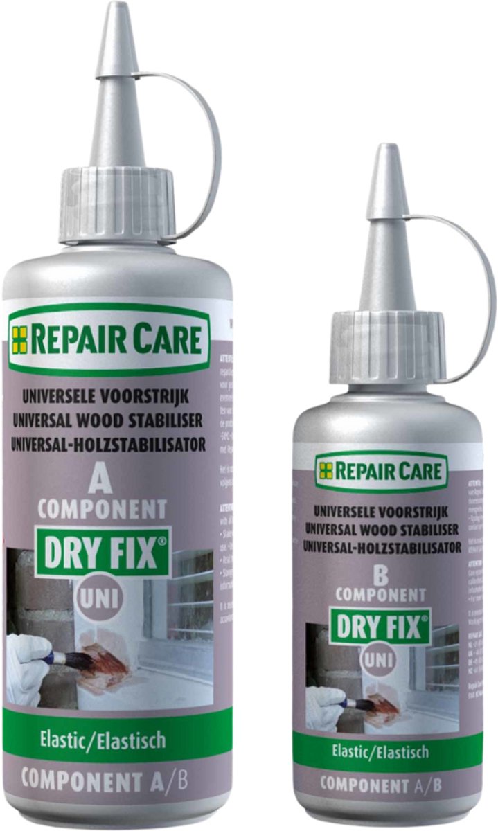 Repair Care Dry Fix UNI 2K voorstrijk - 300 ml A plus B - voor hechting bij Dry Flex houtreparatie