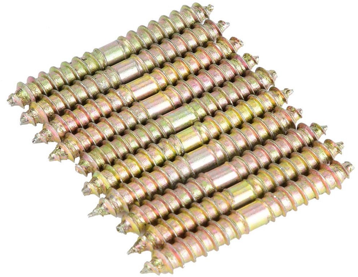 Dailygoods- Schroeven 10 stuks - Dubbele Hoofd Einde - Zelftappende Draad - Bevestiging - Meubels - Hoogwaardige Kwaliteit - Houtschroeven