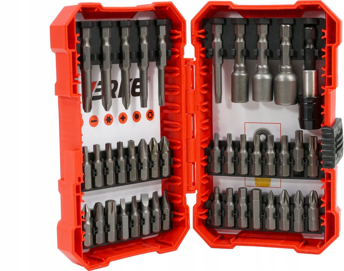 42-delige Bitset Torx, Inbus, Plat - CR-V Staal