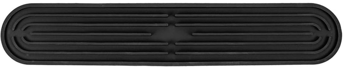 Dailygoods- Afdruipmat Antislip - Siliconen - Smal - 43 x 7,8 cm - Flexibel - Snelle Droging - Droogrek
