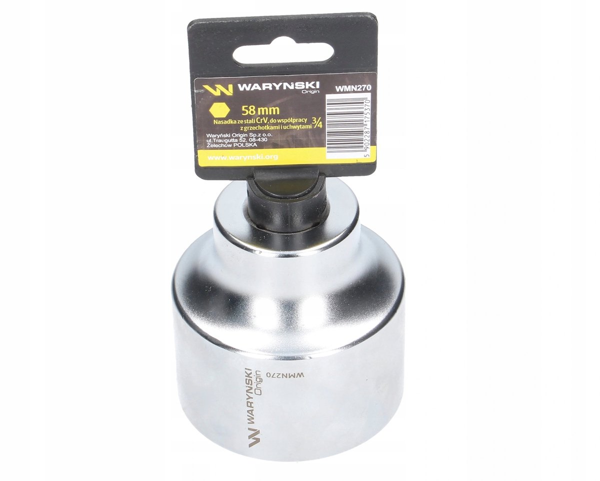 Waryński Dopslagsleutel 3/4" 58 mm - Chroom-Vanadium Staal
