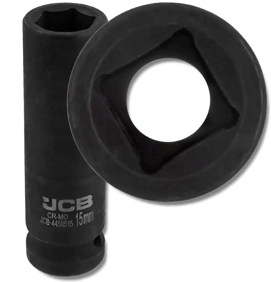 JCB 1/2" Dopsleutel 15mm Cr-Mo Slagdoppen