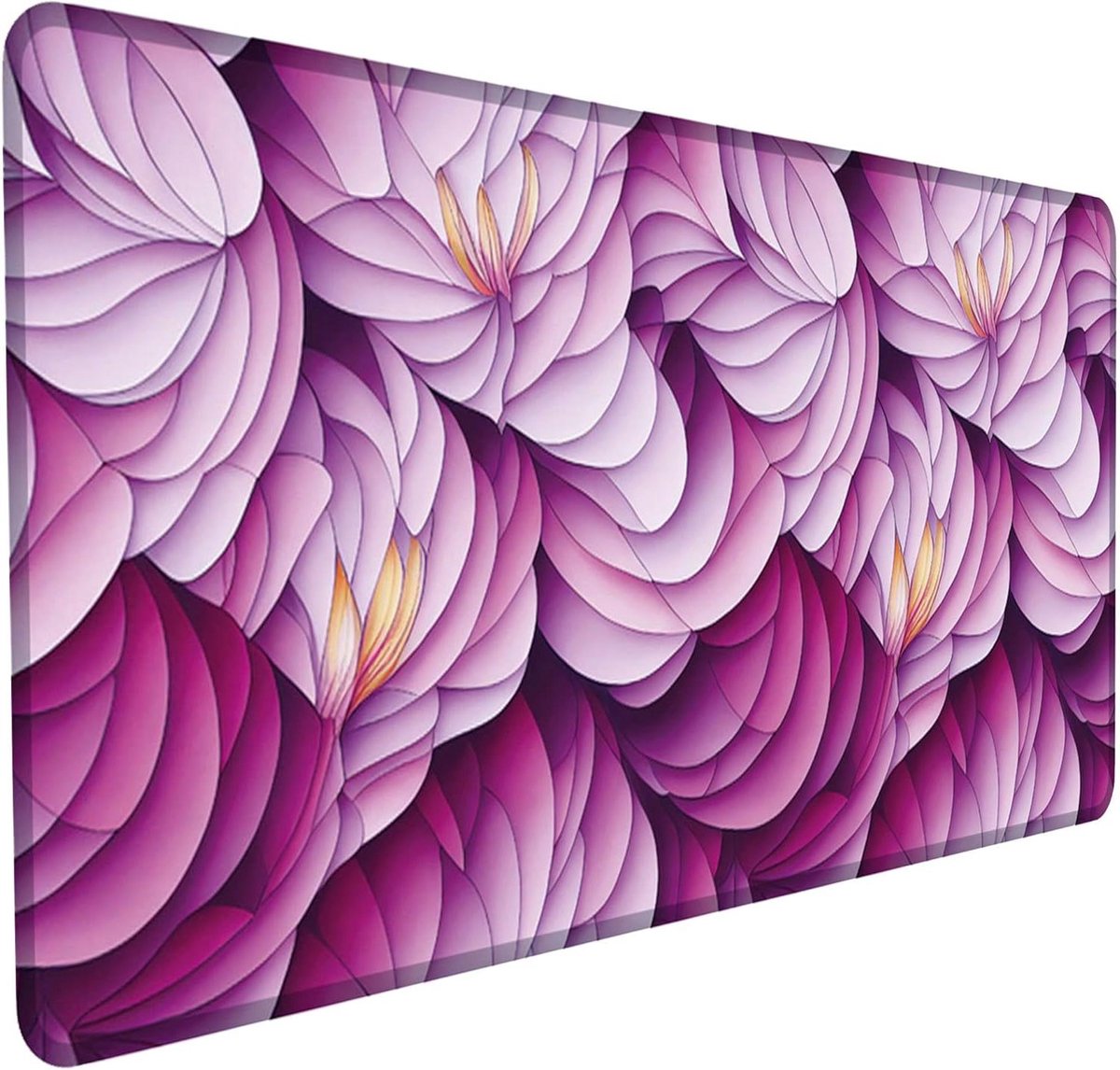 XXL Muismat - Groot Bureaumat - Comfortabel Werken - Glad Oppervlak - 90 x 40 cm - Bloemenpatroon