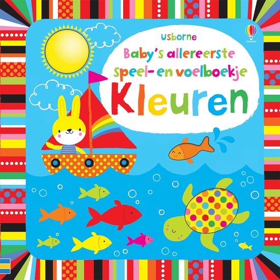 Baby's allereerste speel- en voelboekje 1 - Kleuren - cover