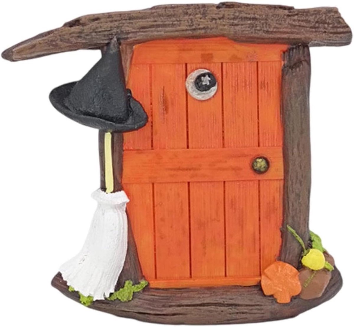 Miniatuur Fee Deur - Tuin Decoratie - Fantasie Spel - Fijne Hars Afwerking - N.v.t. - Multicolor