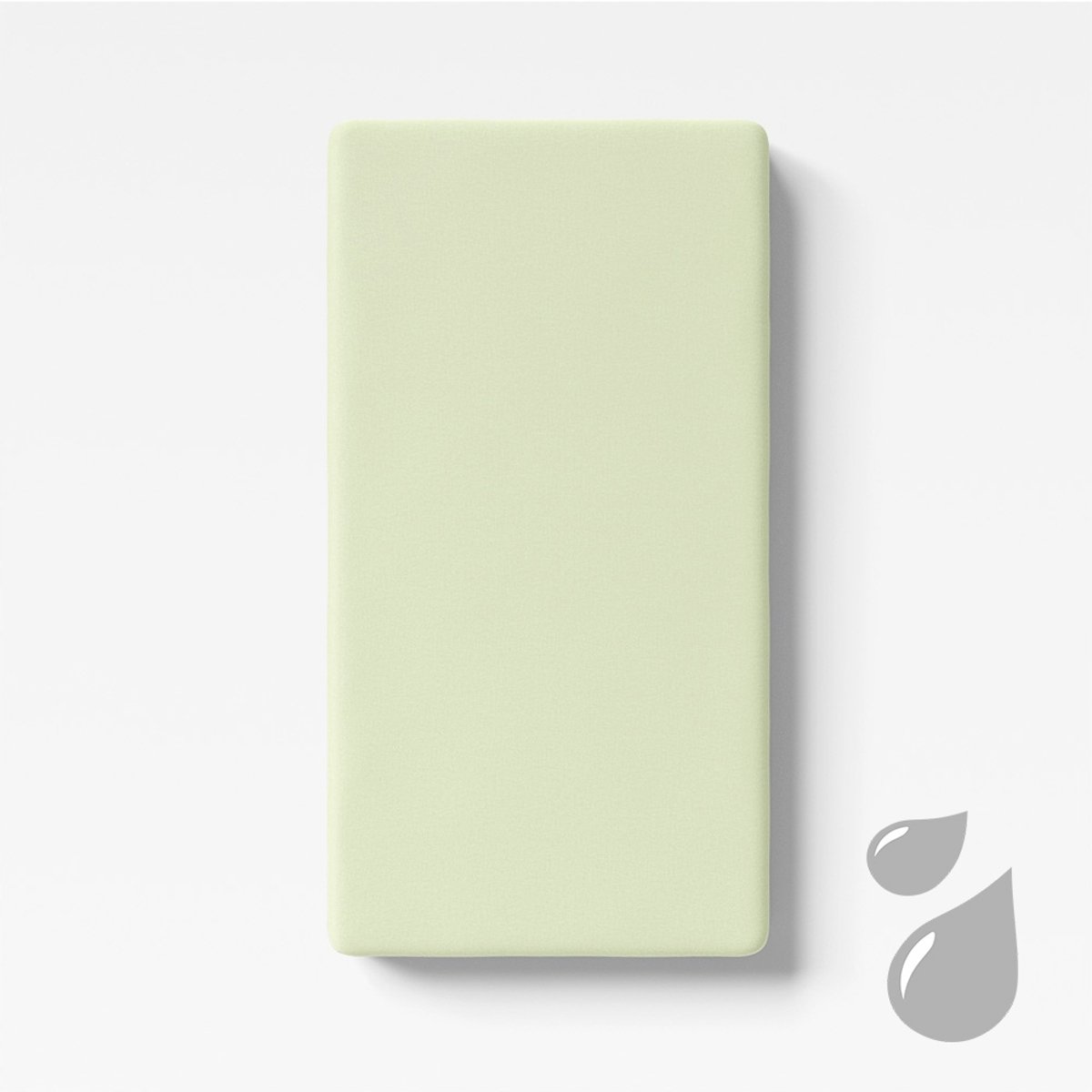 Eevi Jersey Hoeslaken Waterdicht 120x60cm Lichtgroen