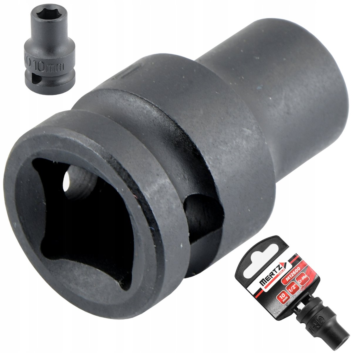 Mertz Slagdop 1/2" 10mm Zeskant Cr-Mo