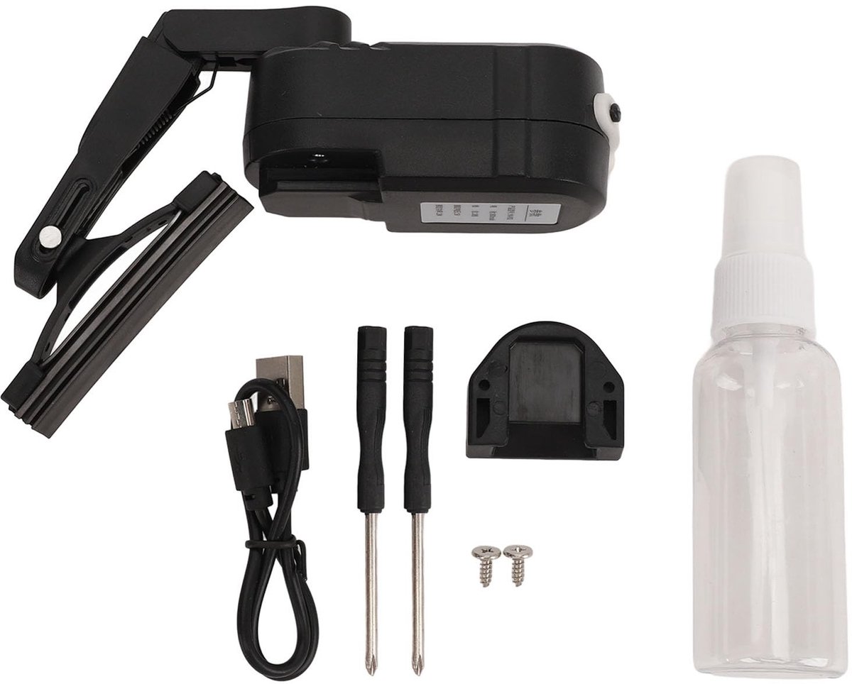 Dailygoods - Oplaadbare Water Voorruitwisser voor Motorhelmen