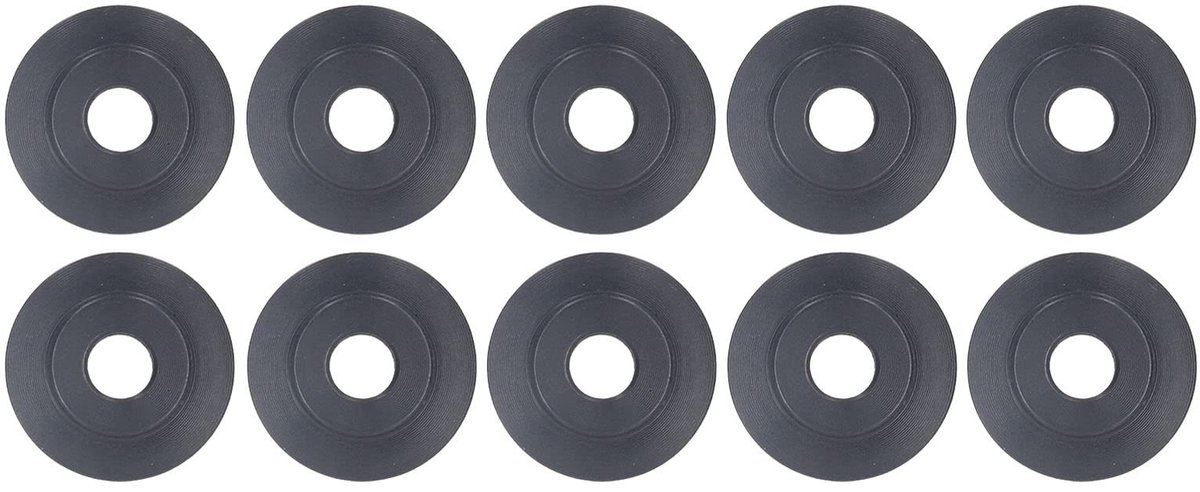 Allecto - Pijpsnijwielen - Hoogsterkte - Slijtvast - 10 stuks - 3,8 mm breed - Voor koper - 18 mm buitendiameter