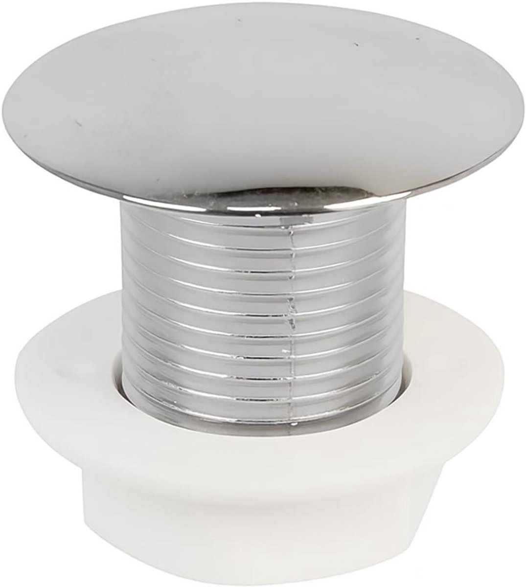 Cistern Stopper - WC Gat Plug - Gaten Afpluggen - Inclusief Afdichting - 1 Stuk - Chroom