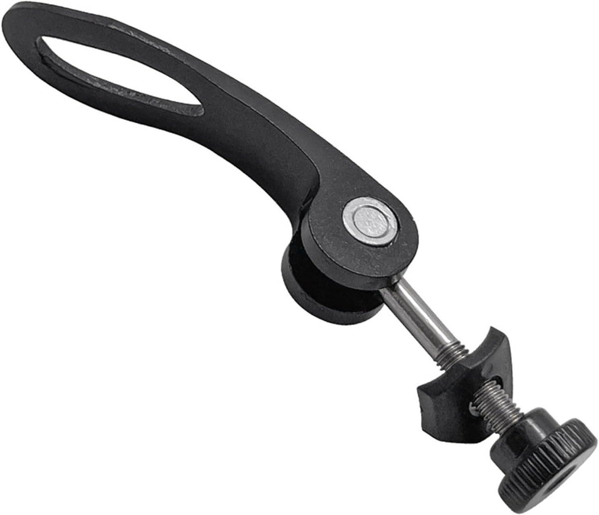 Snelle Sluiting Pin - Zadel Pen - Fiets Zadel Verstellen - Gereedschapsloos Monteren - M5x45mm - Zwart
