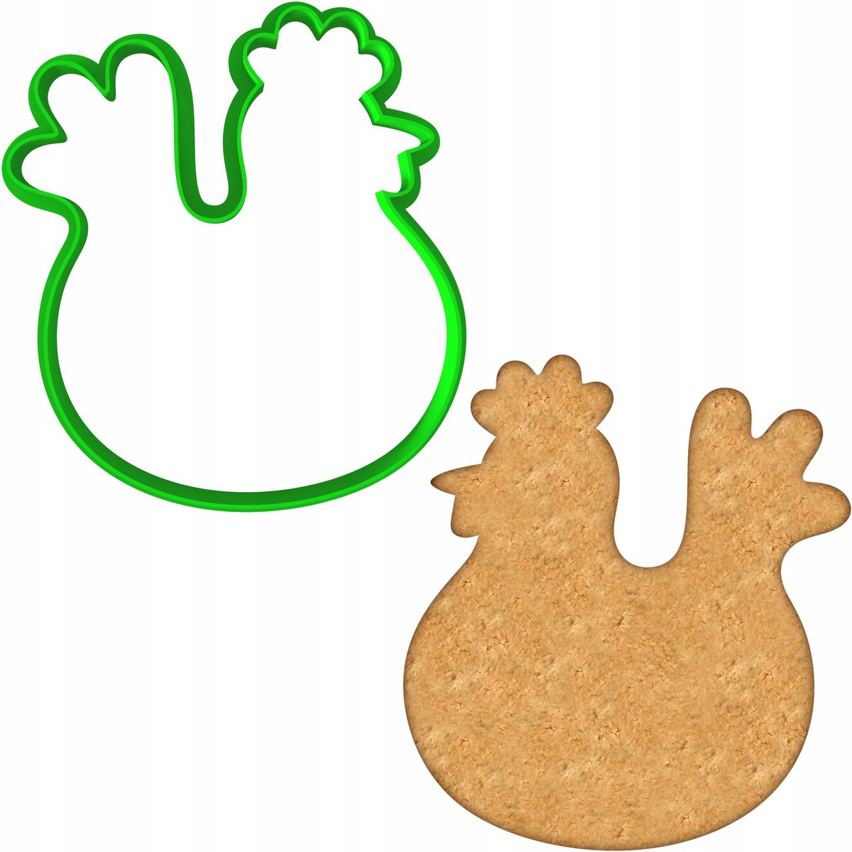 Paas Koekjesvorm Kip 10cm - Bakvorm voor Koekjes en Koekjes