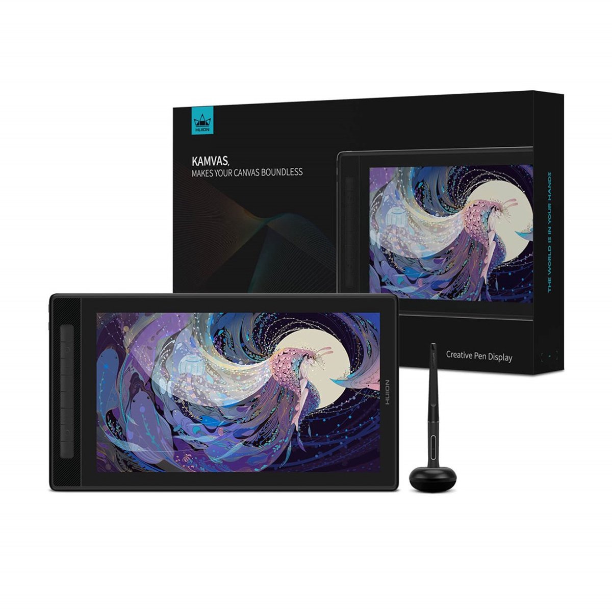 Huion Kamvas Pro 16 (2.5K) - Graphic Tablet - 2.5K QHD-Resolutie