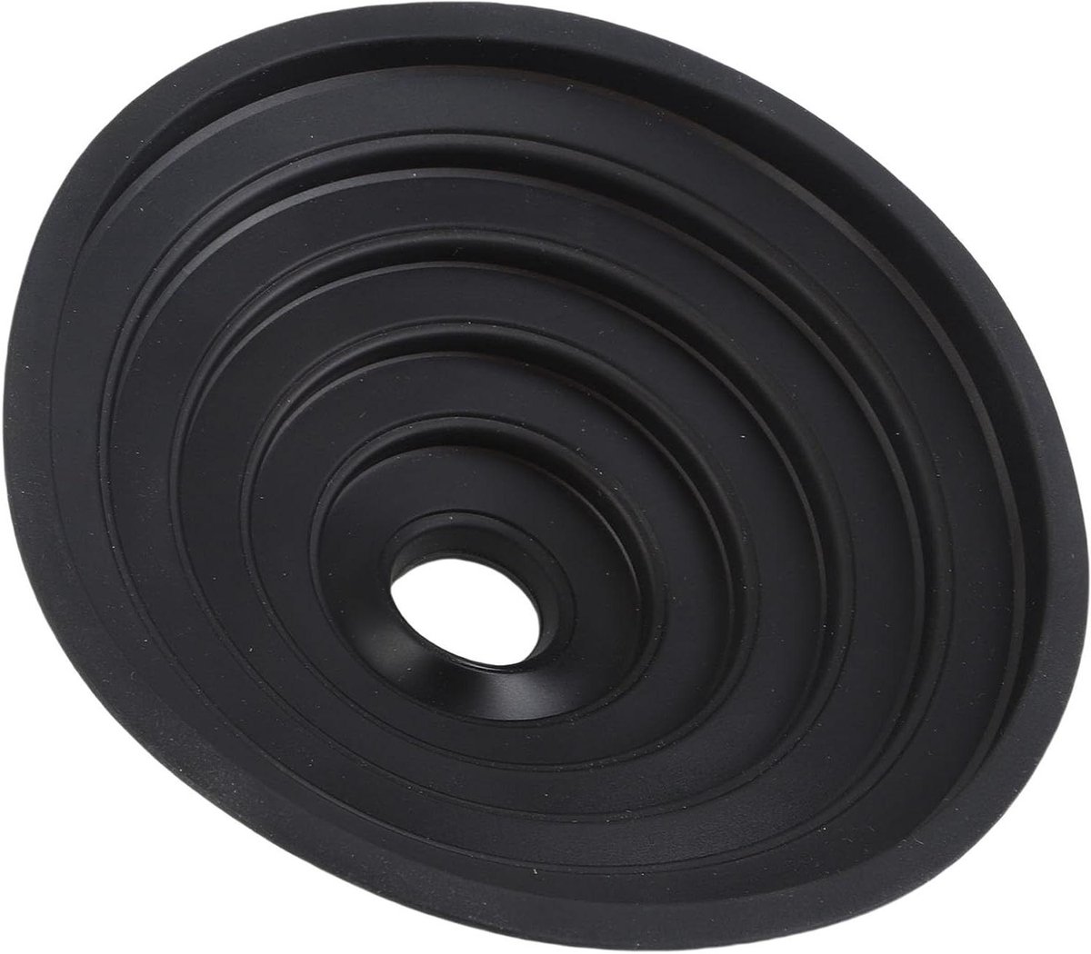 Camera Lenskap - Beschermkap - Reflecties Verminderen - Flexibel Siliconen Materiaal - 30-50mm Diameter - Zwart