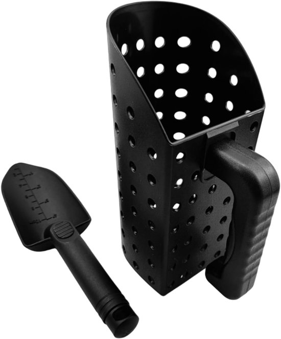 Metaaldetector Accessoires - Schep en Zeef - Strand Ontdekking - Ergonomische Handgrepen - 2 stuks - Zwart — afbeelding 5