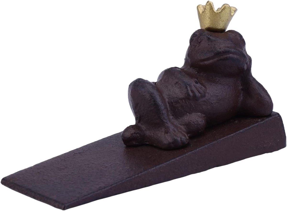 Deurstopper - Vloerstop - Bescherming Huis - Gietijzeren Decoratie - 7.2X13.6CM - Chroom