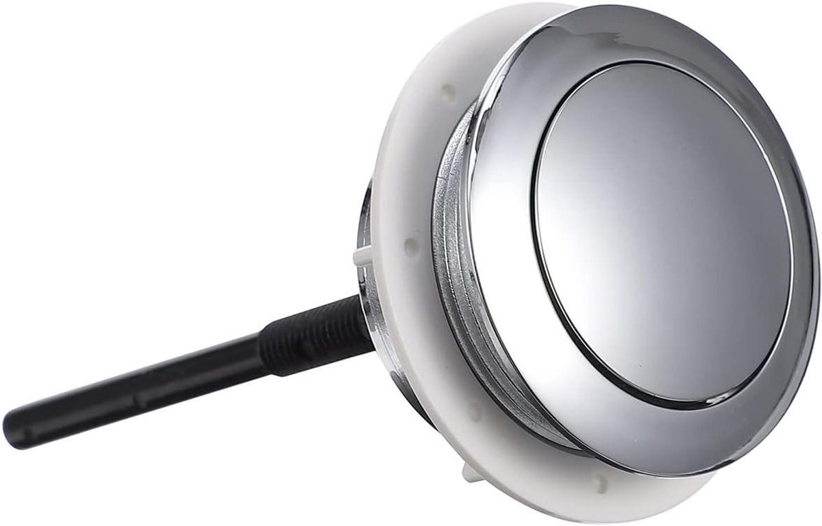 Toilet Flush Button - Drukknop Toilet - Toilet Reparatie - Eenvoudige Installatie - 47mm Binnendiameter - Chroom