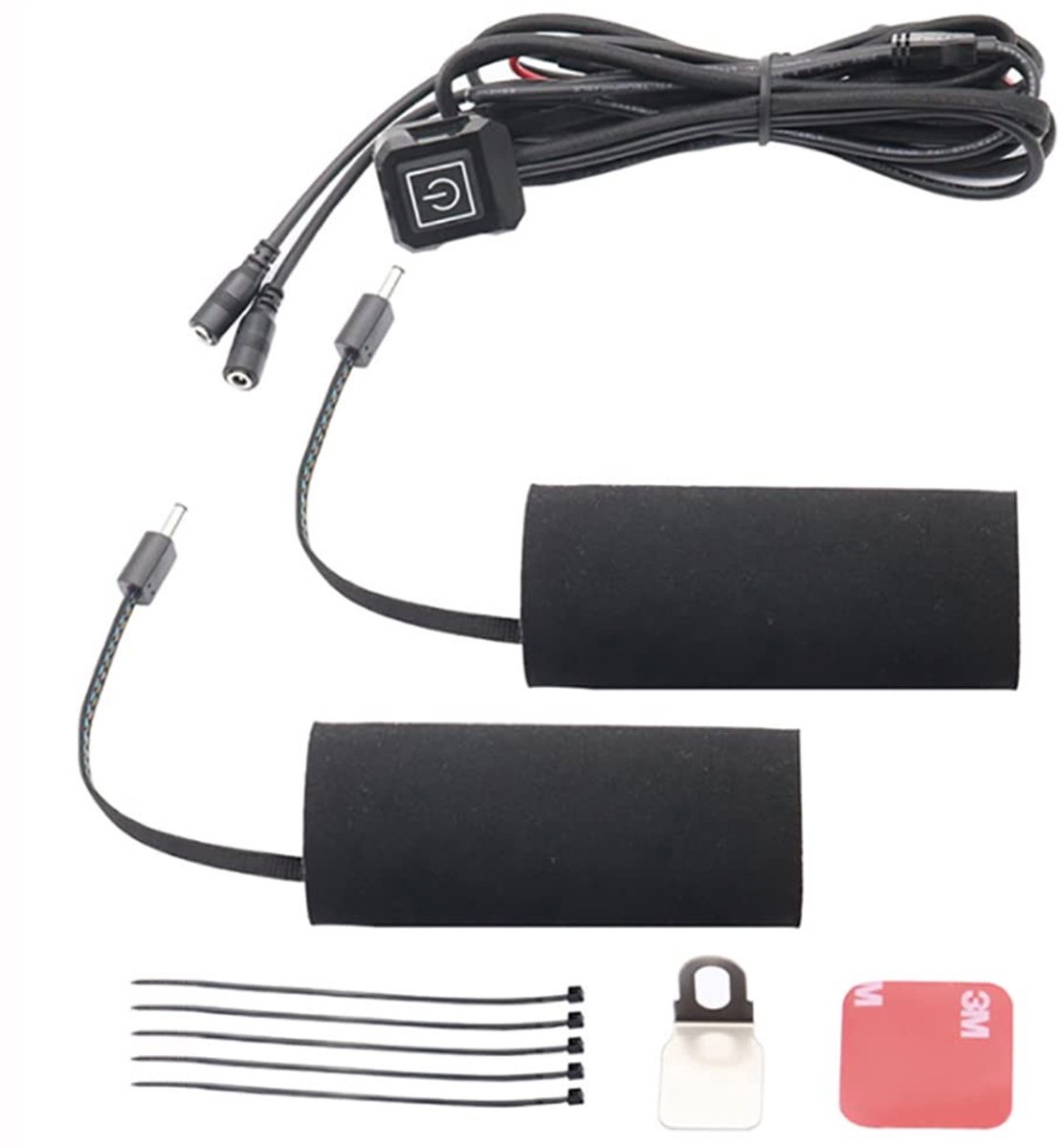 VLEMICO - Motorverwarmingshandvat - Handschoenen met USB-voeding - Drie versnellingen - Zwart - Handwarmers voor elektrische voertuigen - Verwarmin...