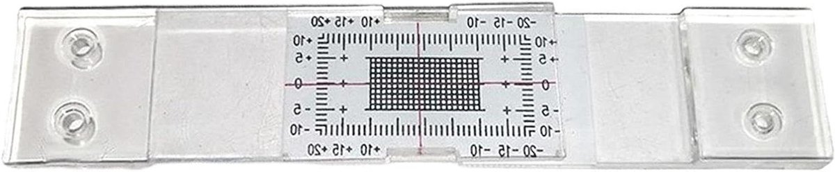 Scheurmonitoring Registratie - Scheurmeetmonitor Acryl - Muurinspectie - Transparante Dubbele Plaat - 20mm Horizontaal - Transparant