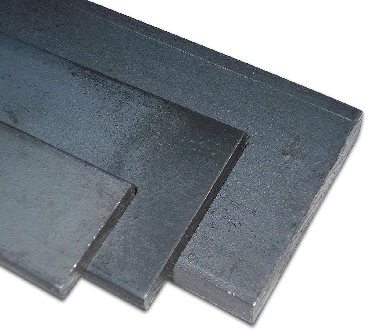 Stalen Plaat - Metaal Profiel - Staalconstructies Bouwen - Ruw Gewalst Staal - 1000 mm Lengte - Zwart