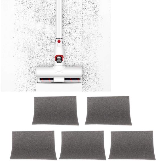 ZEYNOMAX- Stofzuigerfilters 5 Stuks - Universeel Sponsfilter - Motorfilter - Duurzaam - Verbeterde Luchtkwaliteit - Bescherming Stofzuiger