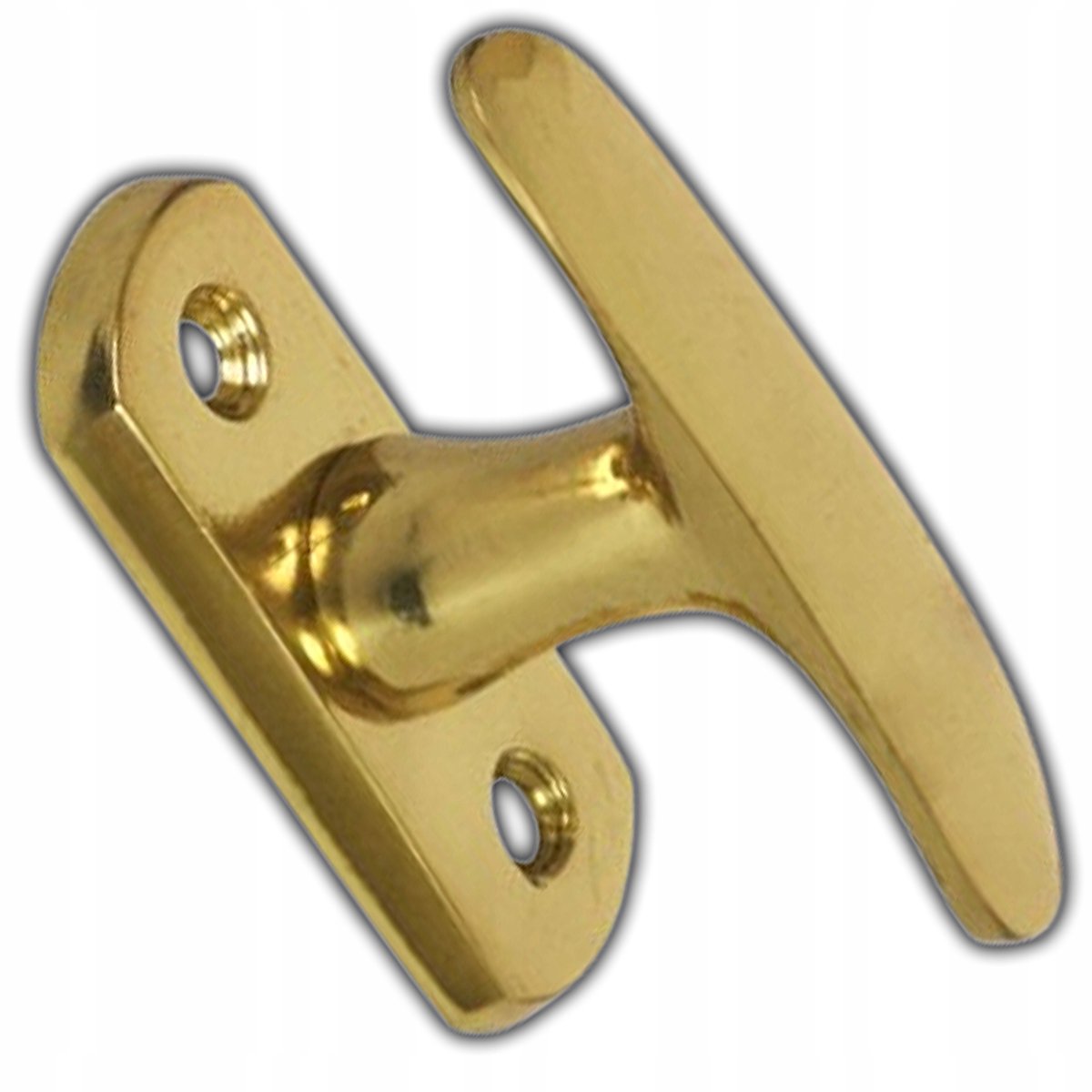 Messing Raamkruk Tweekoppig Glad Goud