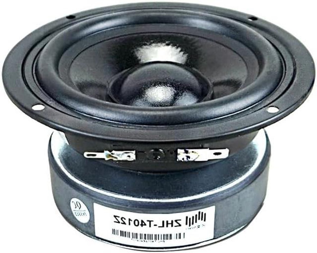 Middenbereik Luidspreker Unit - Hifi Component - Muziek Luisteren - Volledig Afgedicht - 4 Inch - Metaal