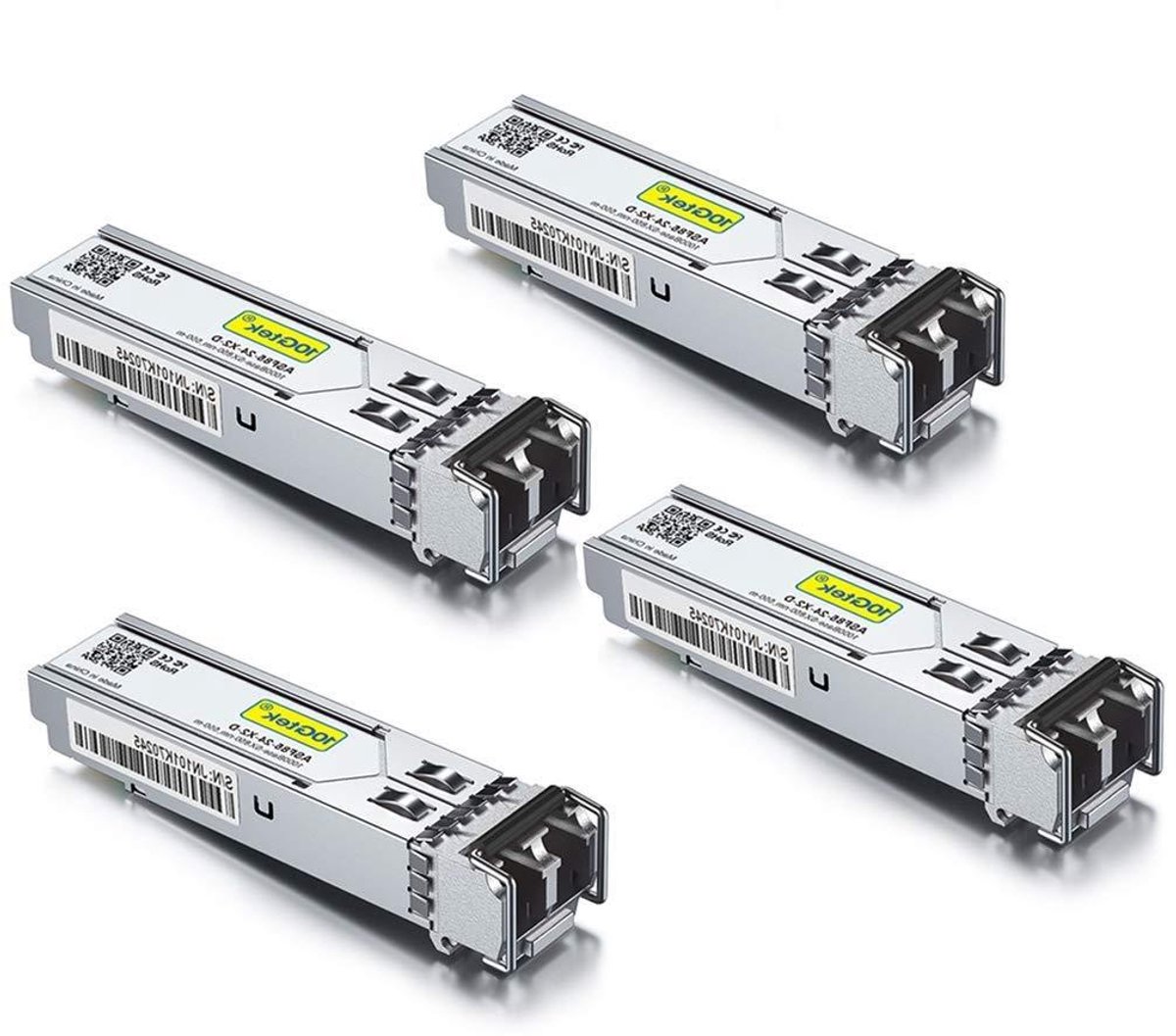 Mini GBIC Module - Netwerk Transceiver - Netwerk Verbinding - Multi-mode Glasvezel - 550m Bereik - Zilver