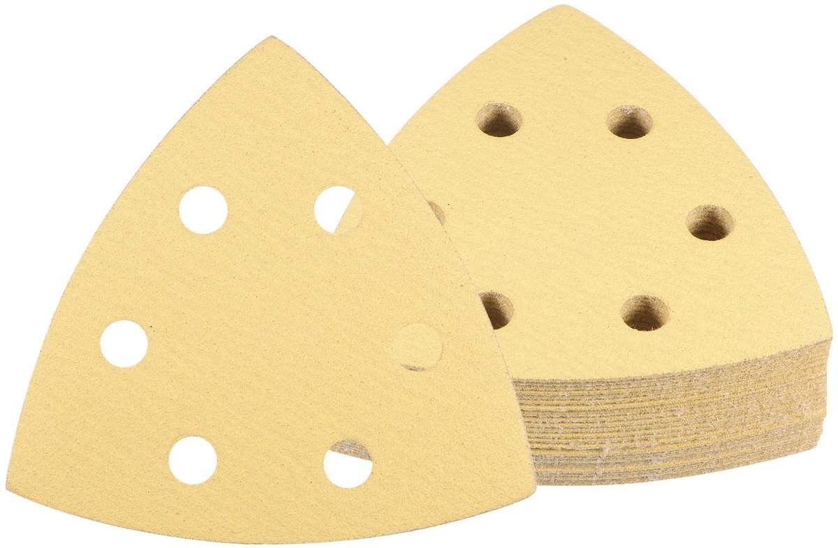 Dailygoods- Schuurpapier Set 24 Stuks - Korrelgrootte 40-3000 - Geschikt voor Hout/Metaal - Antistatisch - 9 x 9 cm - Hoogwaardig Aluminiumoxide - Schuurvellen