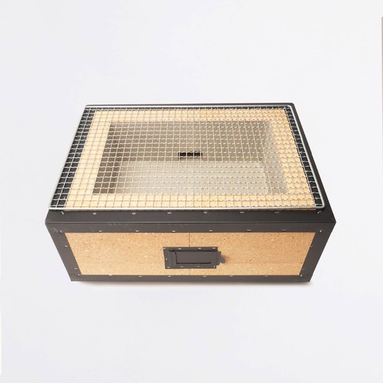 Tokyo Design Studio - Konro Grill Diatomite - Japanse BBQ - Yakitori Grill - 46 x 35 x 20 cm - Made in Japan van Tokyo Design Studio — afbeelding 2