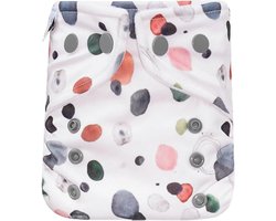 Stoffen luier overbroek - Wasbare luier - Baby verzorgen - Lekvrij ontwerp - 3-7 kg - Stippen