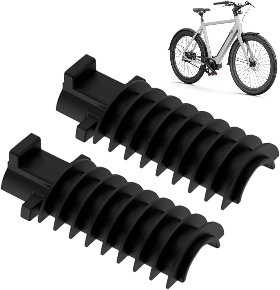 Batterijhouder Zadelpen - Onderdeel Fiets - Fiets Accu Opslag - Snel Bevestigingssysteem - 21-29 mm - Zwart