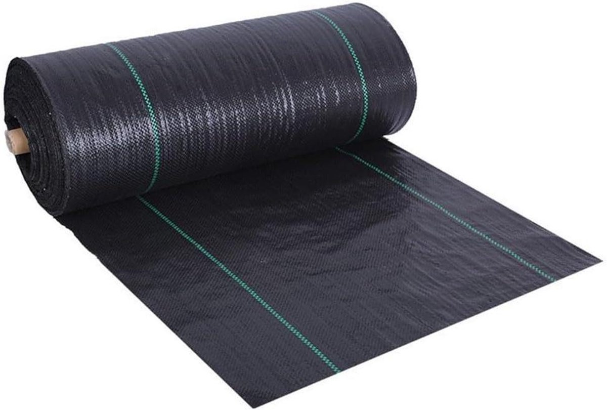 Grasbarrière stof - Onkruiddoek bodembedekker - Tuinonderhoud - Ademend waterdoorlatend - 3x50ft of 4x50ft - Zwart