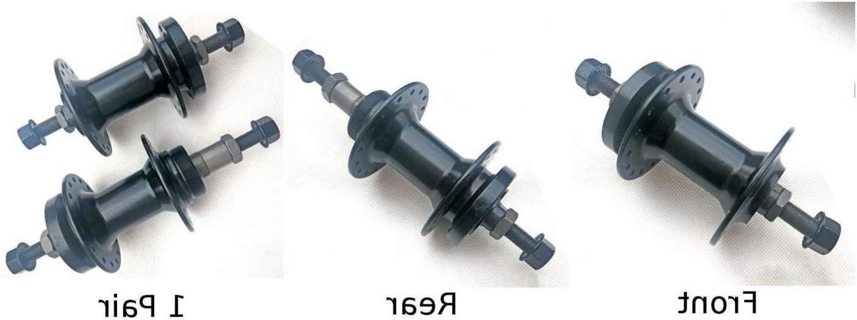 Fiets Snelspanner - Naaf Spiesen - Wiel Bevestigen - Robuuste Legering - Voor & Achter - Zwart
