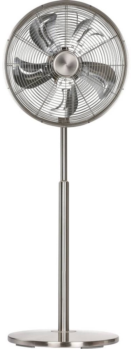CasaFan Airos Eco Classic SV Staande ventilator Chroom (geborsteld) Timer