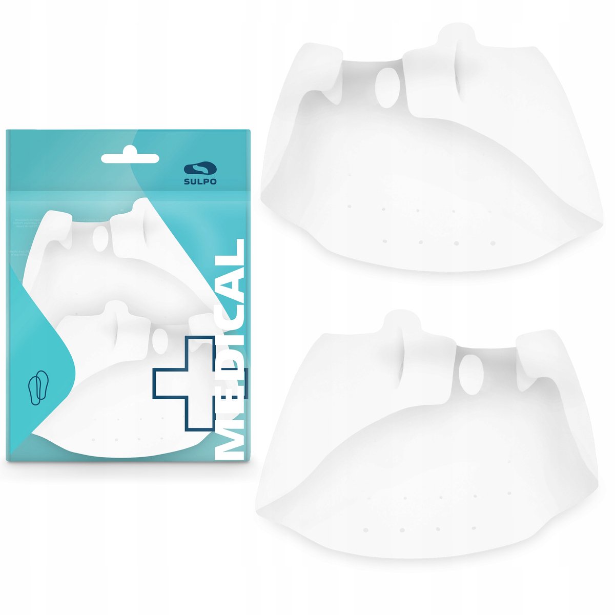 Hallux Valgus Separator met Kleine Teen Bescherming - Gel Paar