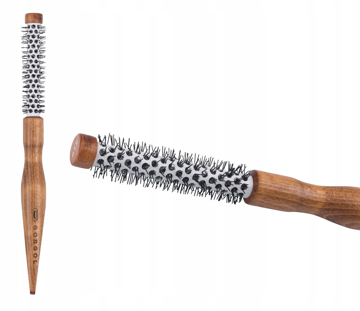 Gorgol Keramische Borstel voor Haarstyling 12/24 mm - Professioneel Gebruik