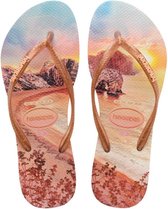 Havaianas Slim Paisage slipper beige / combi, ,BR 41 / 42