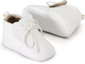 Lederen babyschoen I Hello Bear White - 0-6 mnd