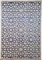 Magic Floor - Tapijt - Vloerkleed - Safir - Beige - Polyester - (150x80cm)