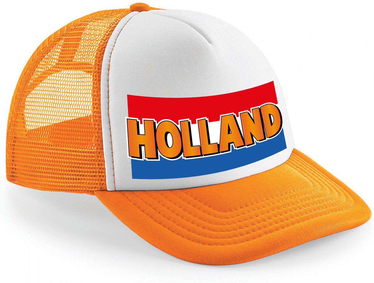 Bellatio Decorations snapback/cap - Holland - oranje - koningsdag/voetbal - Nederlandse vlag