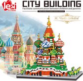 Lezi Basiliuskathedraal - Rode Plein Moskou Rusland - Architectuur / Gebouwen - Nanoblocks / miniblocks - Bouwset / 3D puzzel - 4872 bouwsteentjes