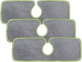 Renor Absorberende Keukenkraan Mat -  Pads voor Aanrechtblad - Afdruipmat - Keuken, Badkamer - Groen - 3 Stuks - 38 x 13.5 cm